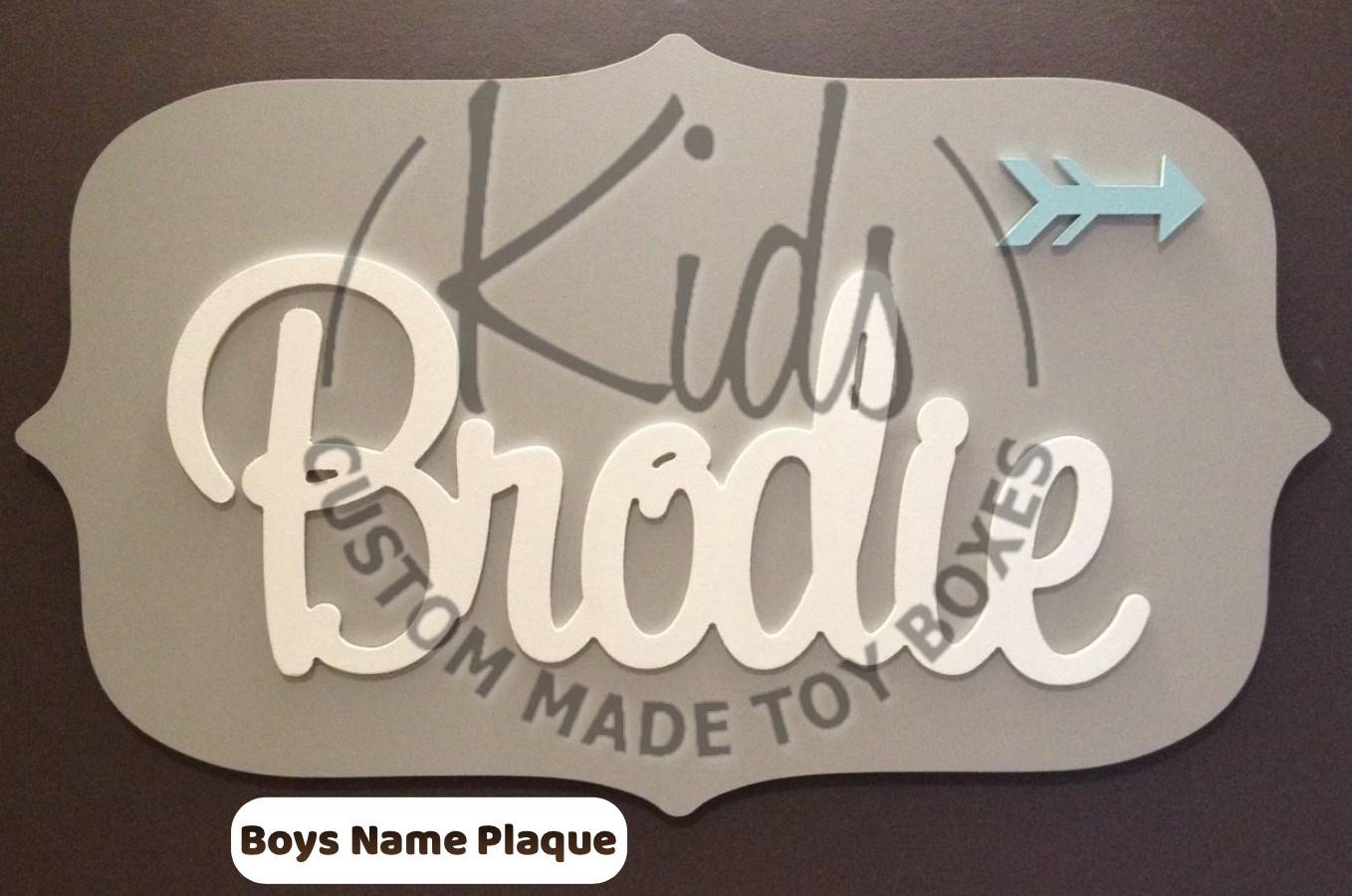 Boys Custom Name Plaque