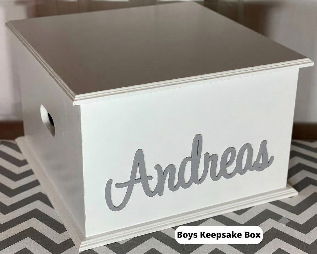 Boys keepsake boxes